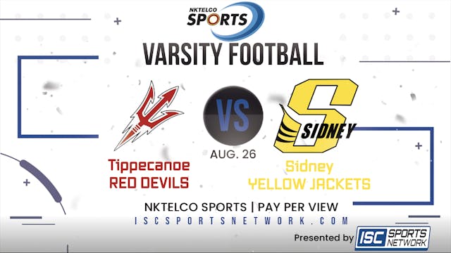 2022 FB Tippecaoe at Sidney 8/26