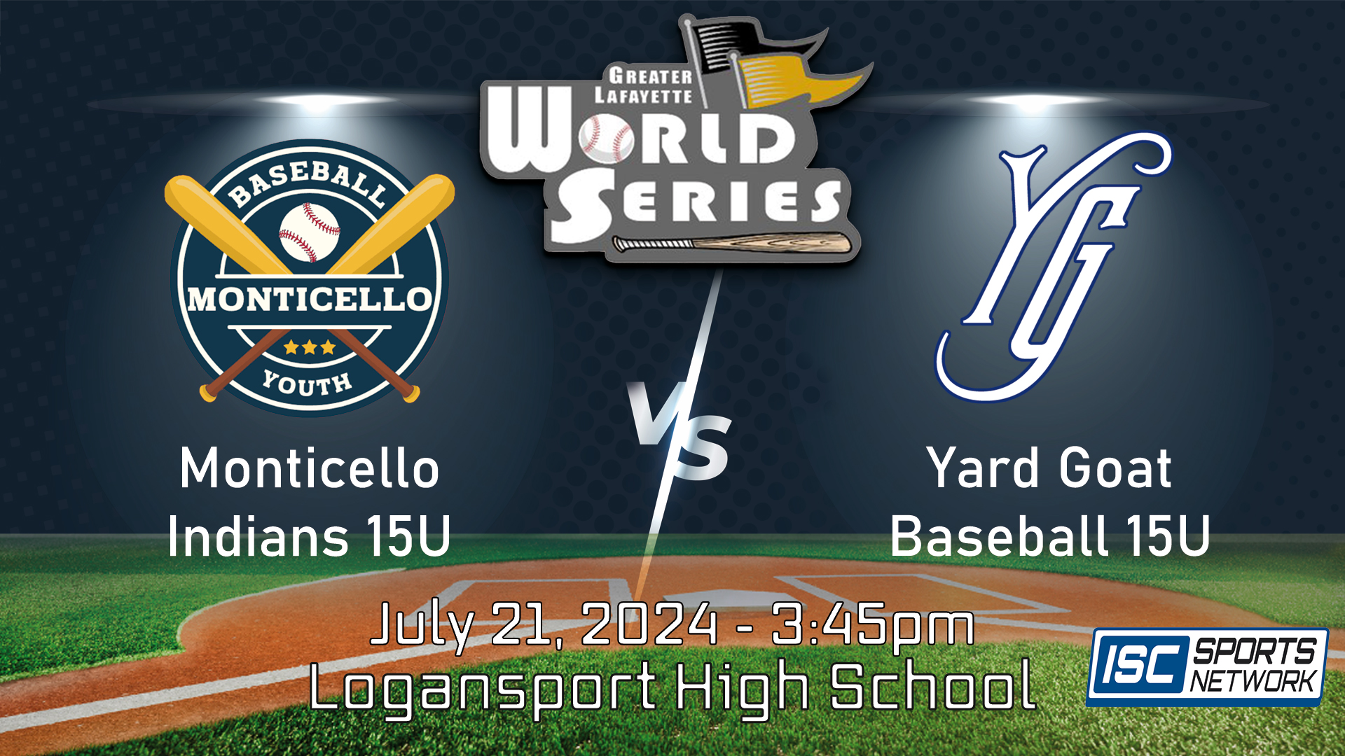 2024 GLWS BSB Monticello Indians 15U vs Yard Goats 15U 7/21