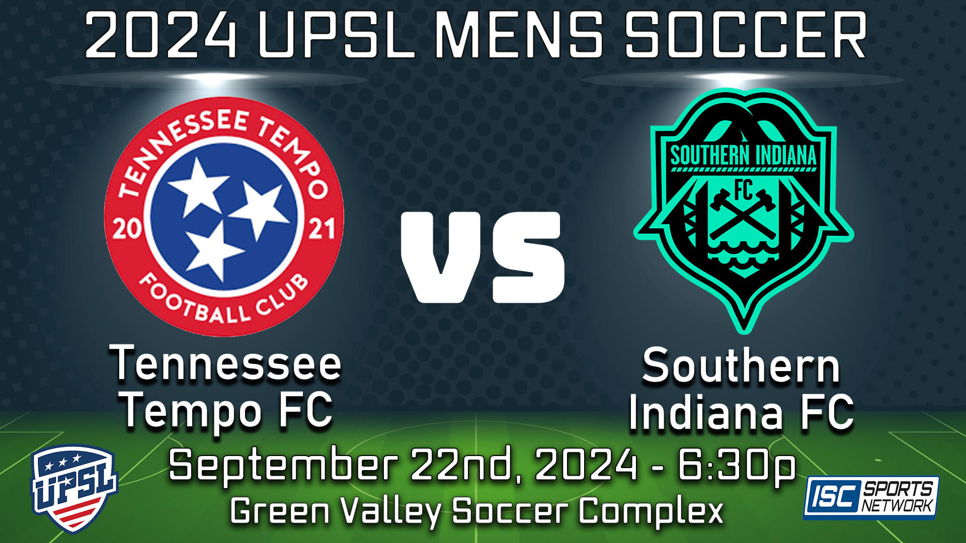 2024 UPSL Tennessee Tempo FC at Southern Indiana FC - 9/22