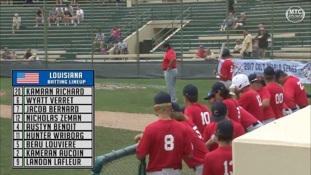 2017 CWS BSB Game 14 Louisiana vs Mic...