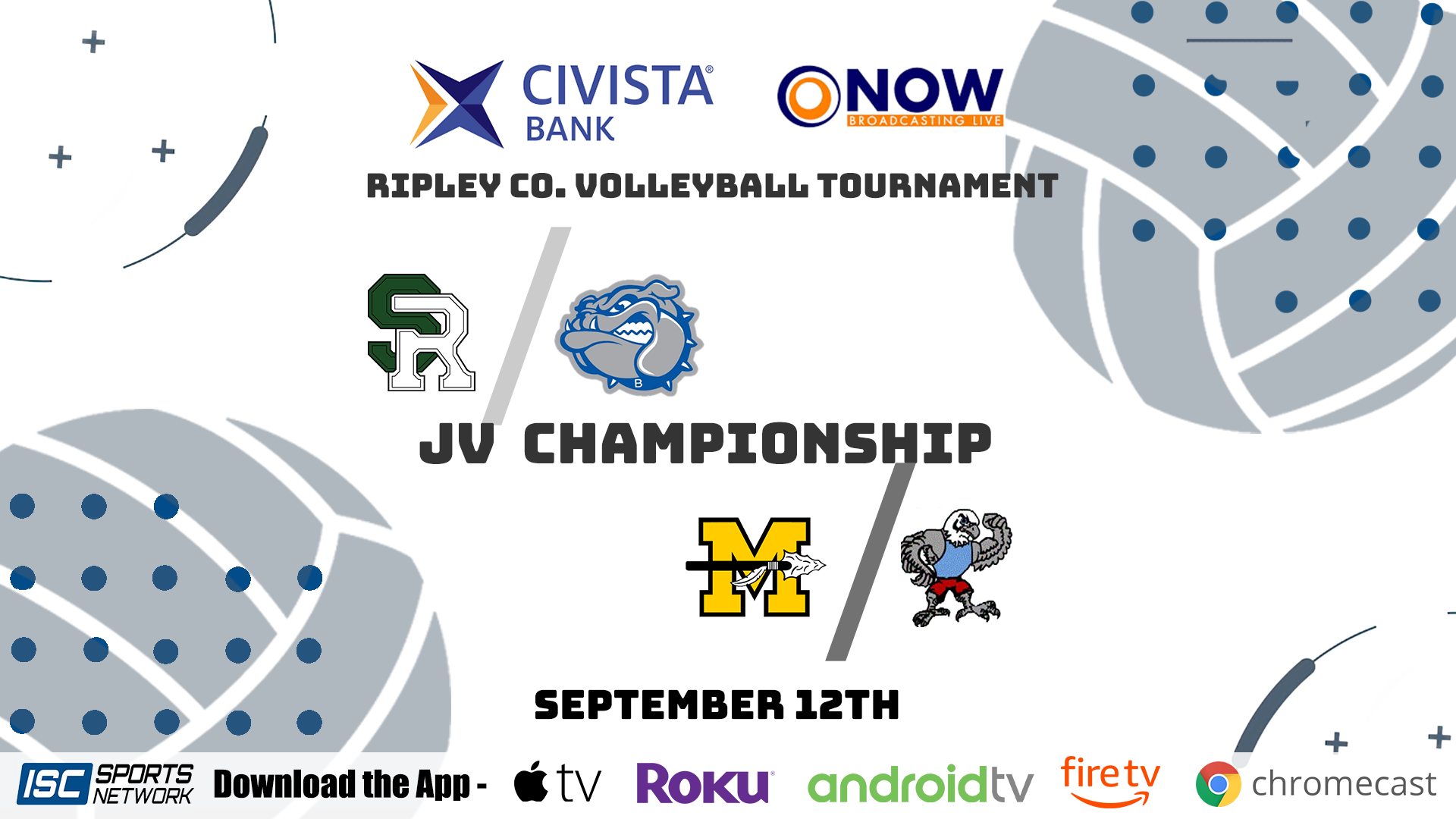 2020 GVB JV Championship: Milan vs. Batesville 9/12