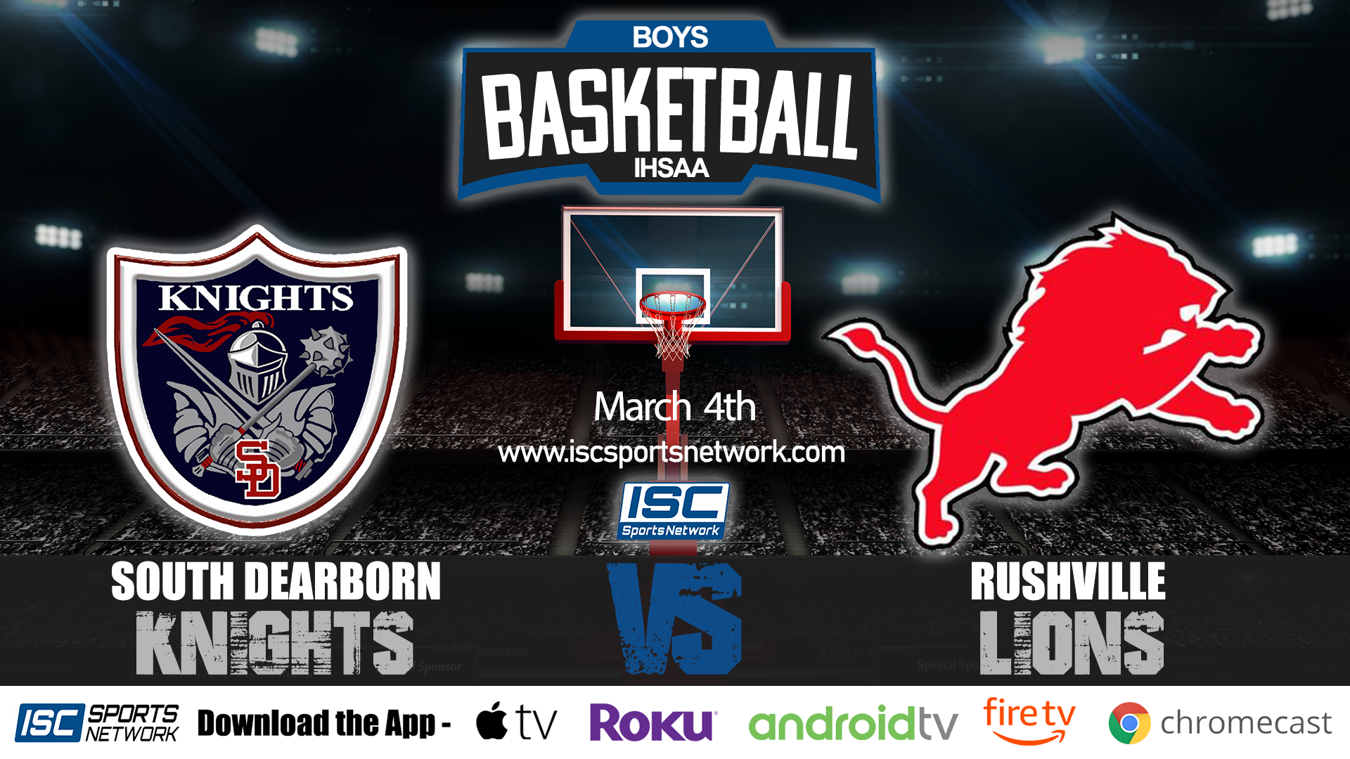 2020 IHSAA BBB South Dearborn vs Rushville