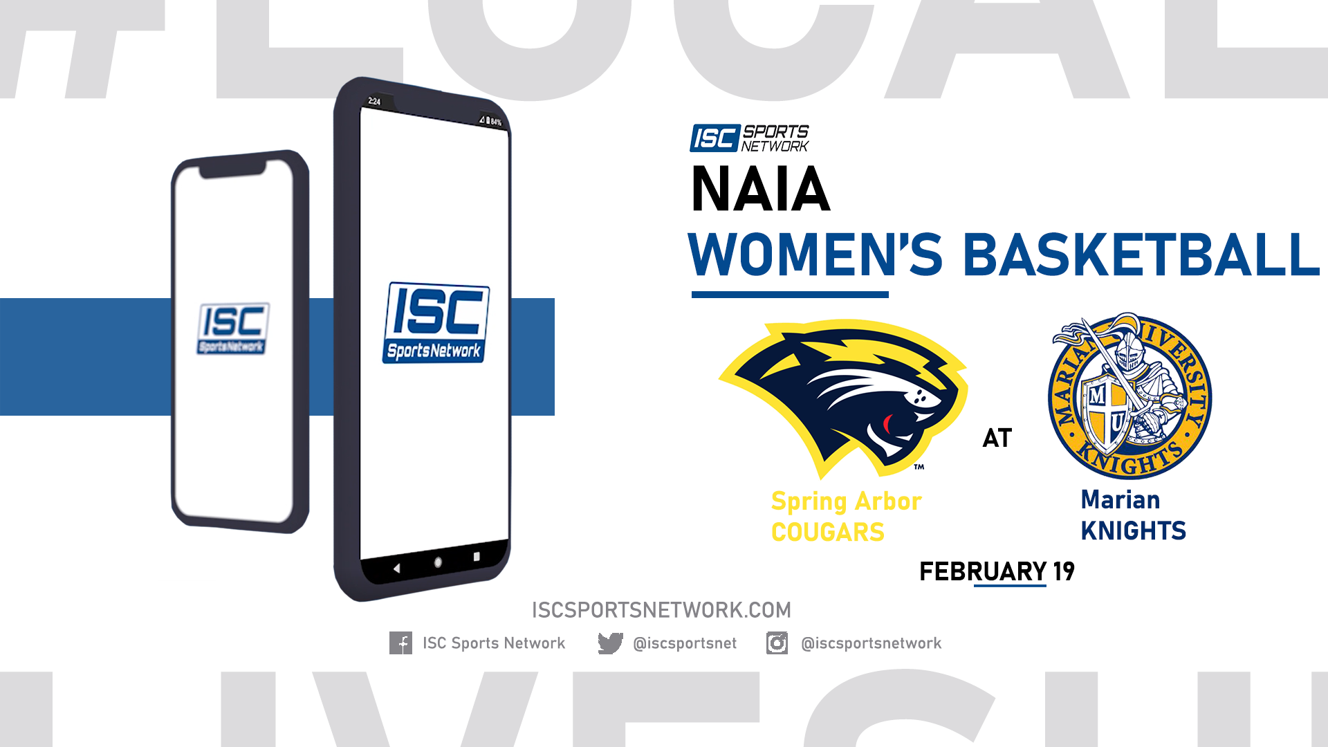 2022 WBB Spring Arbor at Marian 2/19