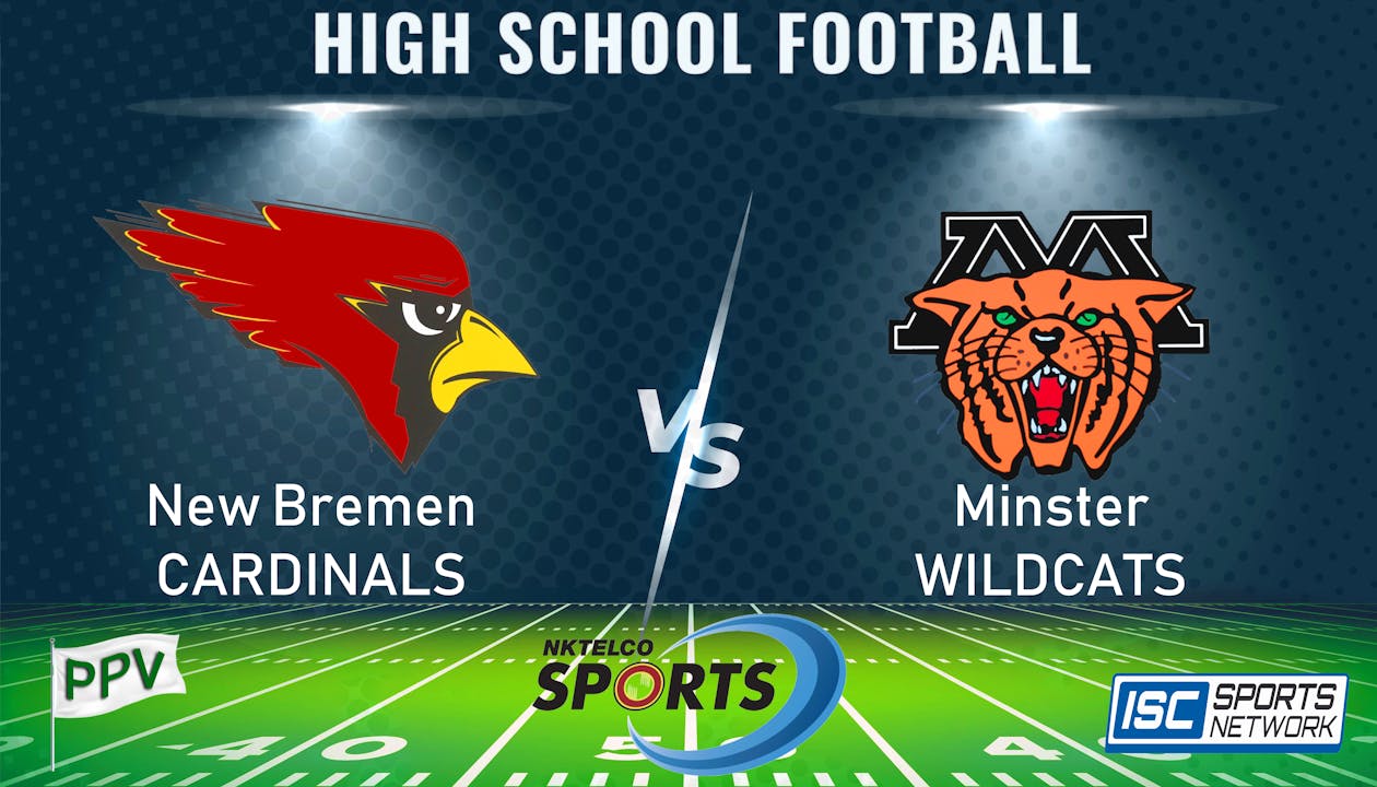 2023 FB New Bremen vs Minster Tournament 11/3 ISC Sports Network
