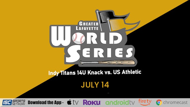 2023 GLWS BSB Indy Titans 14U Knack vs. US Athletic 7/14