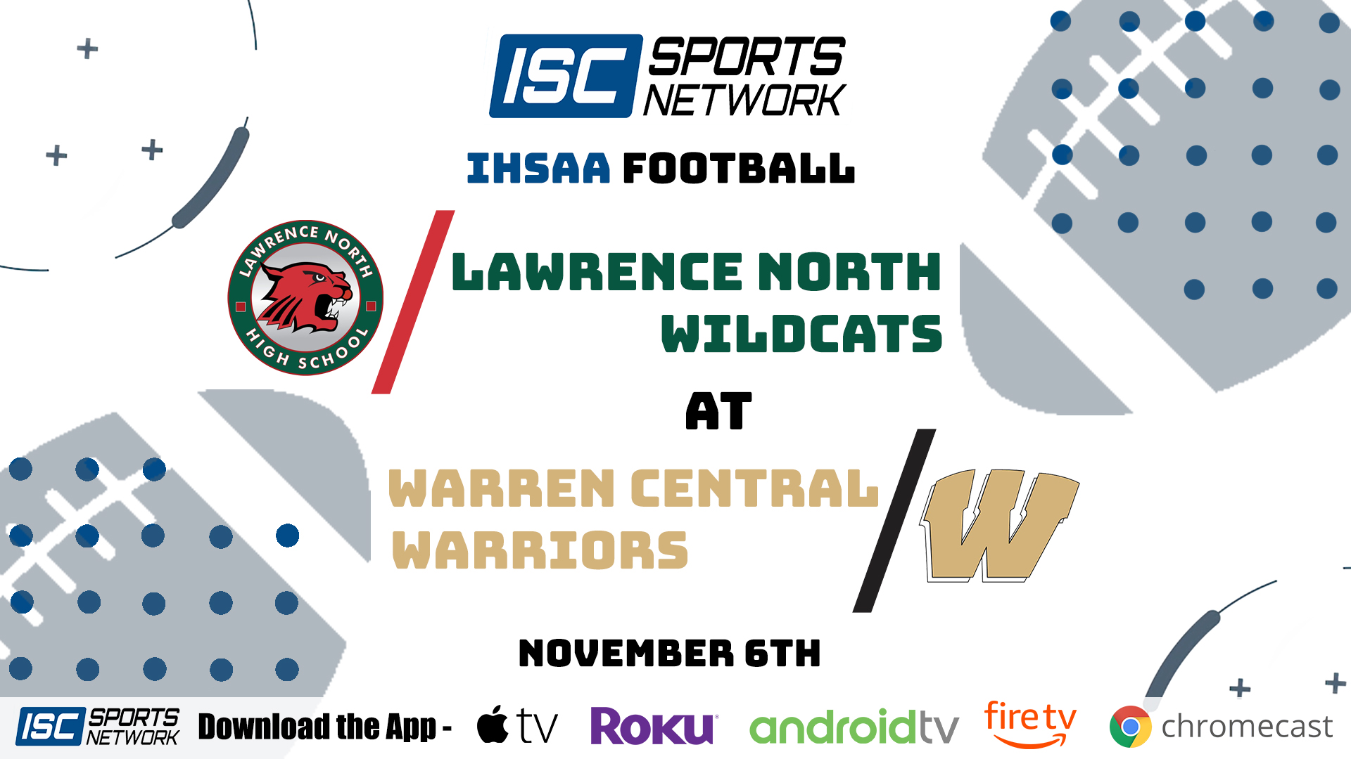 2020 IHSAA FB Lawrence North at Warren Central