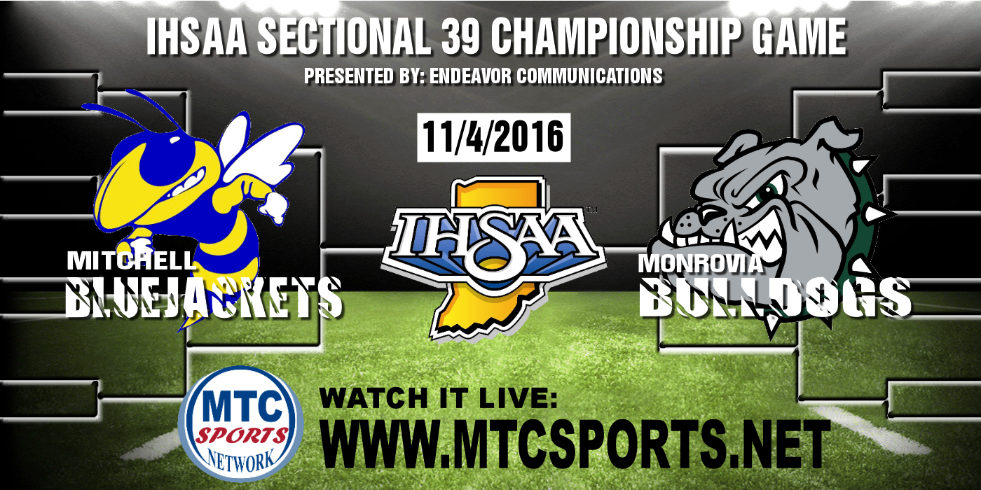 2016 IHSAA FB Mitchell at Monrovia