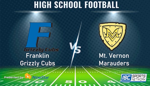 2023 FB Franklin at Mount Vernon 8/25