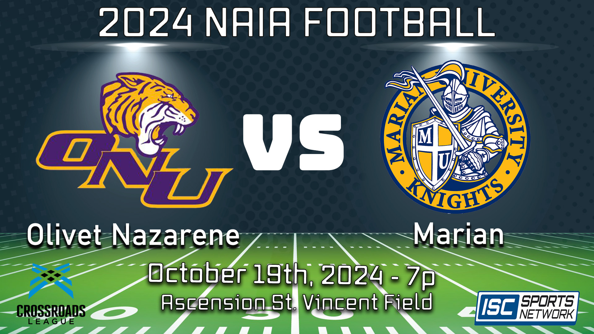 2024 CFB Olivet Nazerene at Marian - 10/19
