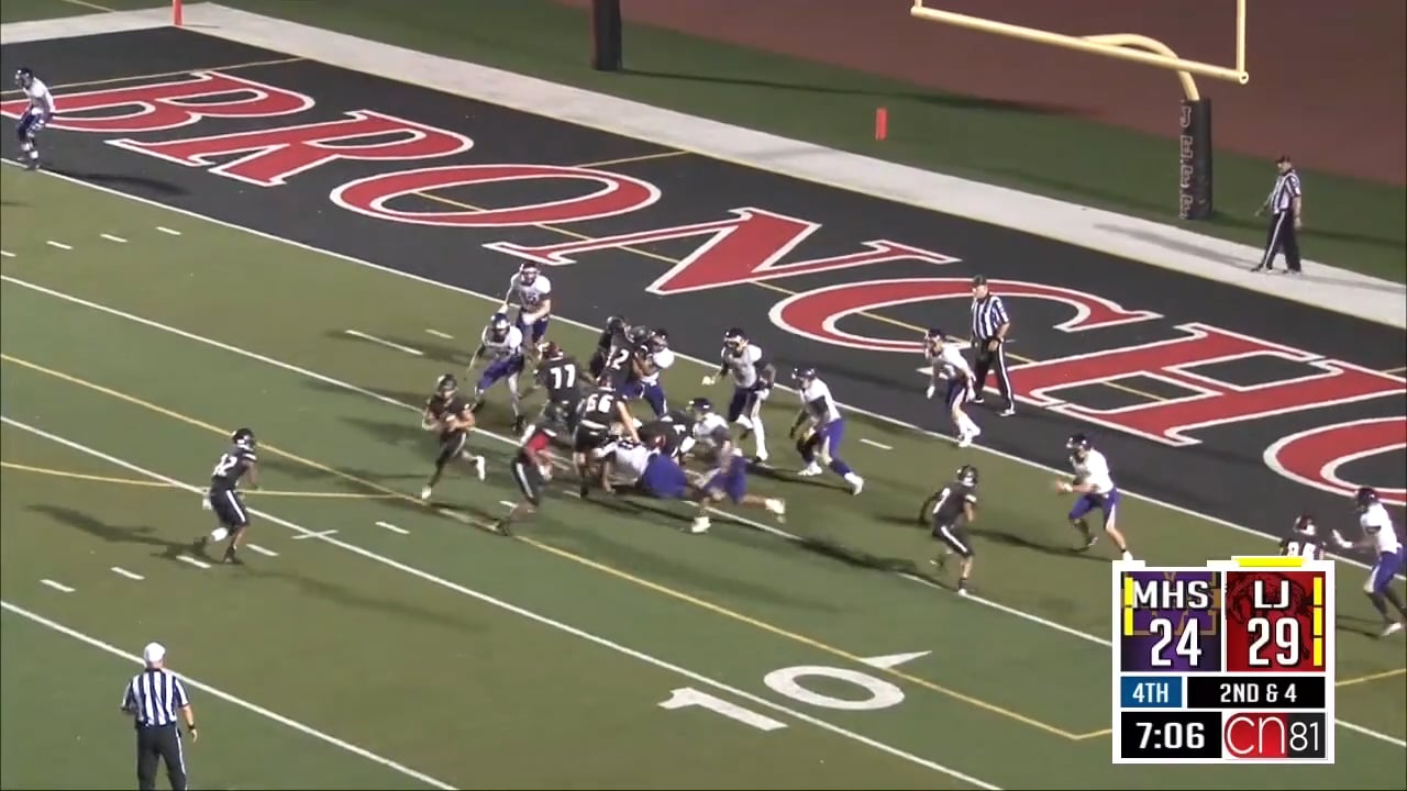 2017 FB Marion at Lafayette Jeff Wilkerson TD