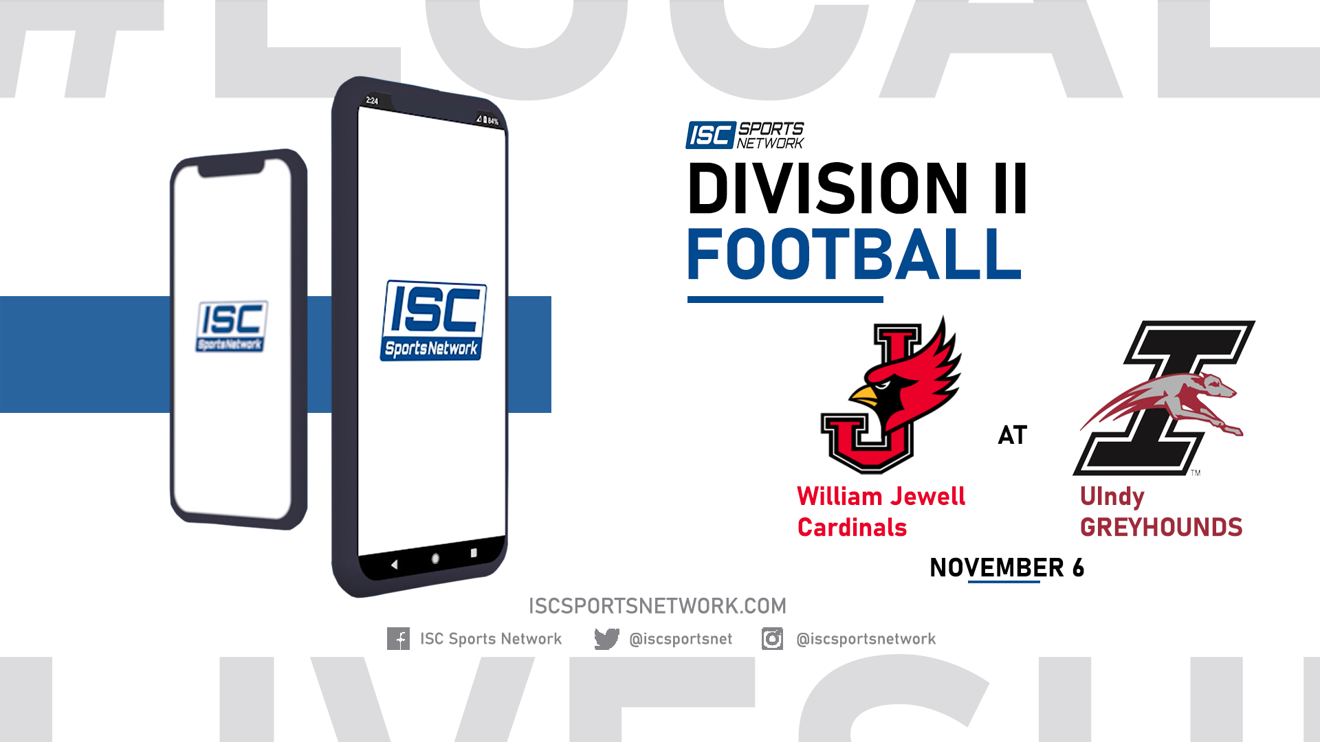 2021 CFB William Jewell at UIndy 11/6