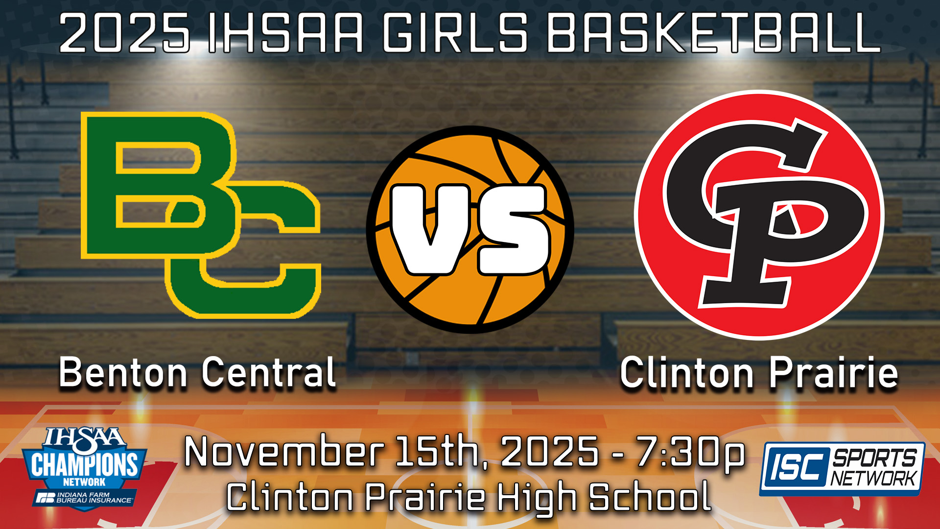 2025 GBB Benton Central at Clinton Prairie - 11/15