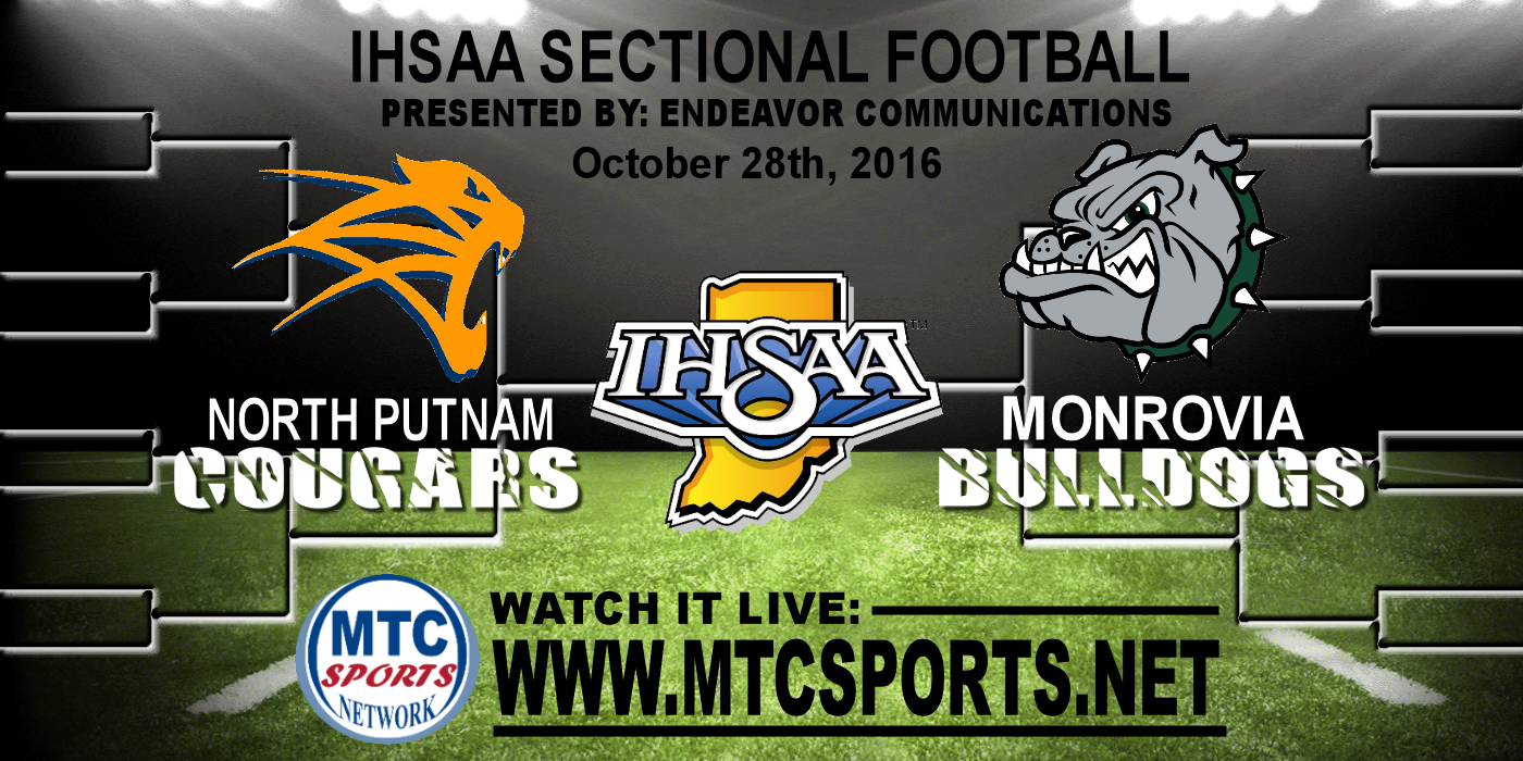 2016 IHSAA FB North Putnam vs Monrovia