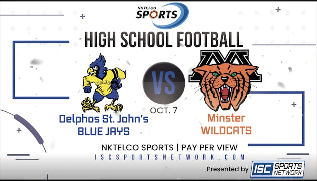 2022 FB Delphos St John's at Minster ...