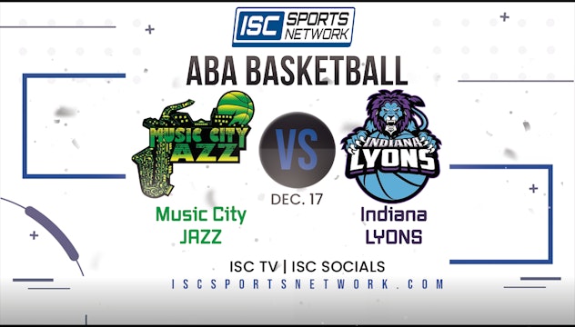 2022 ABA Music City Jazz at Indiana Lyons 12/17