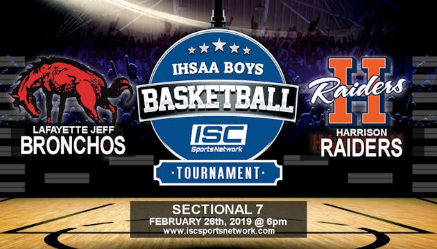 2019 IHSAA BBB Lafayette Jeff vs Harr...