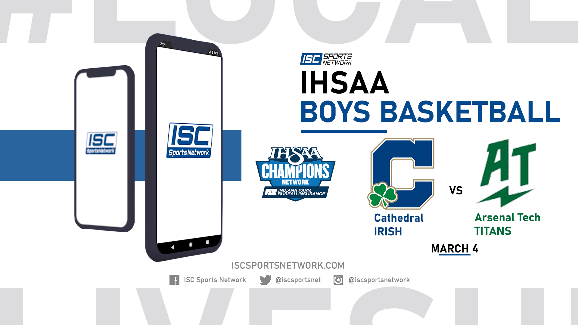 2022 IHSAA BBB Cathedral vs Arsenal Tech 3/4