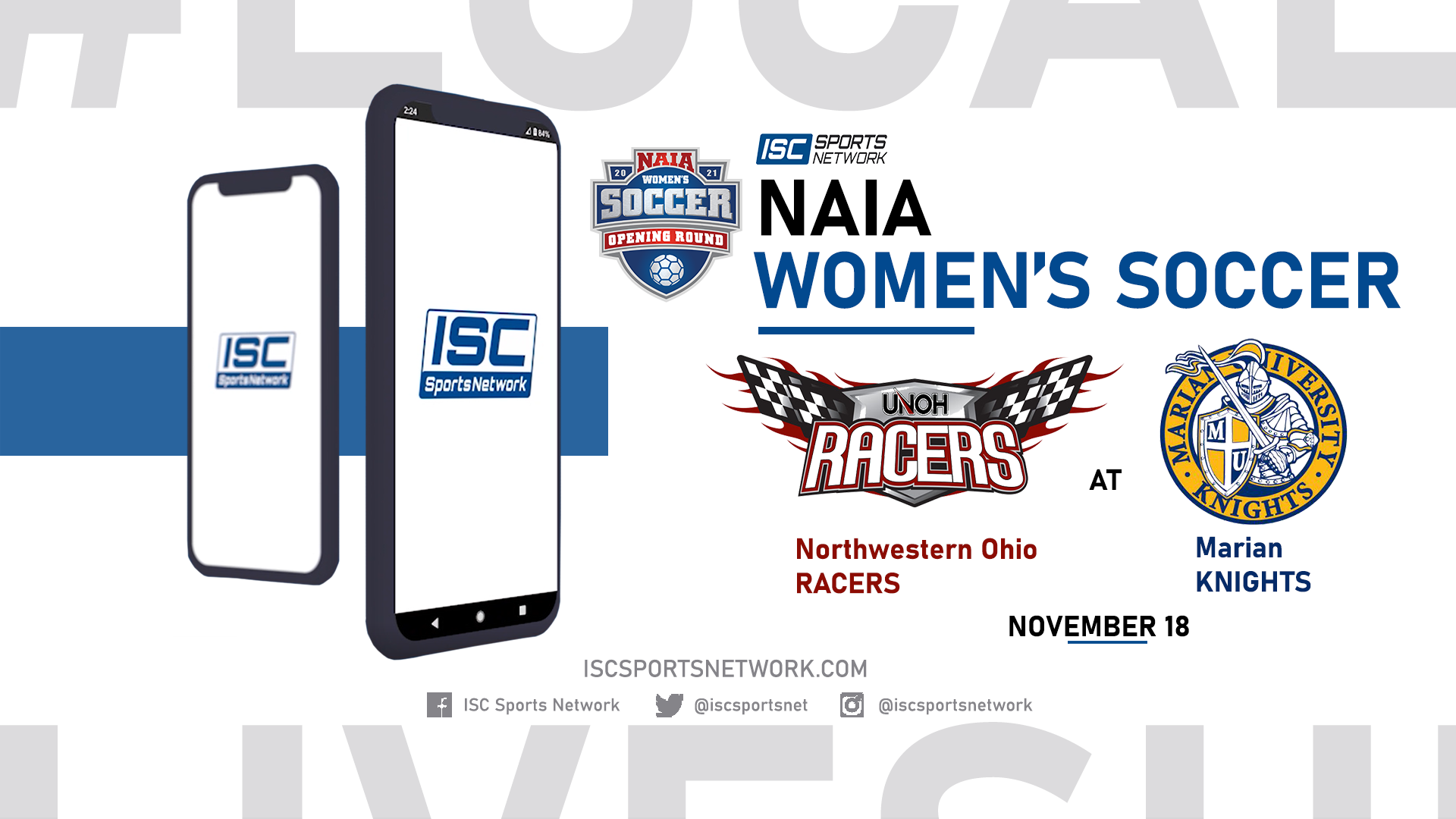 2021 NAIA WS Northwestern Ohio at Marian 11/18