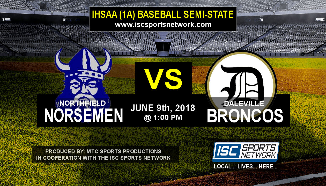 2018 IHSAA BSB Northfield vs Daleville 6/9