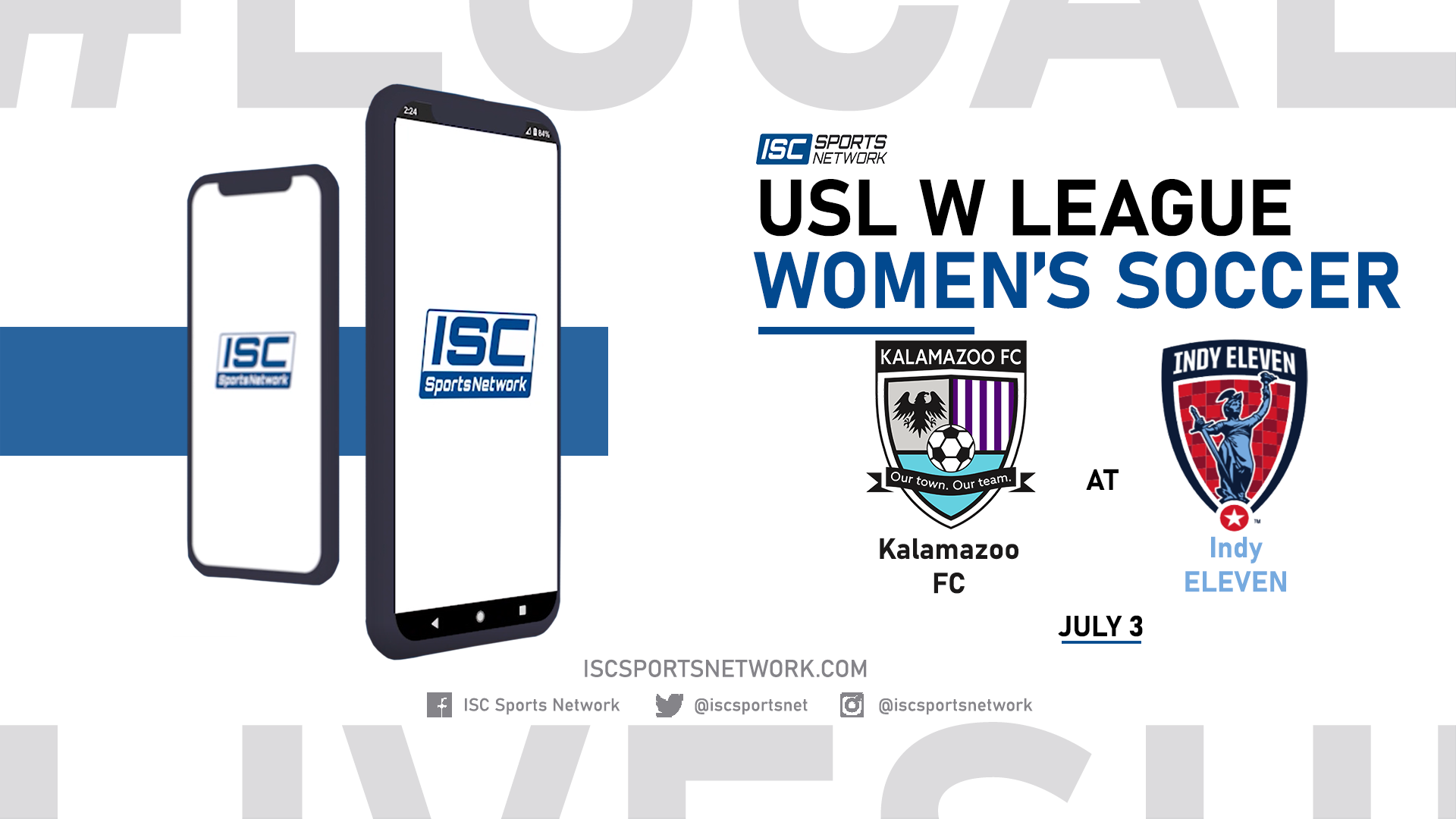 2022 USLW WS Kalamazoo FC at Indy Eleven 7/3