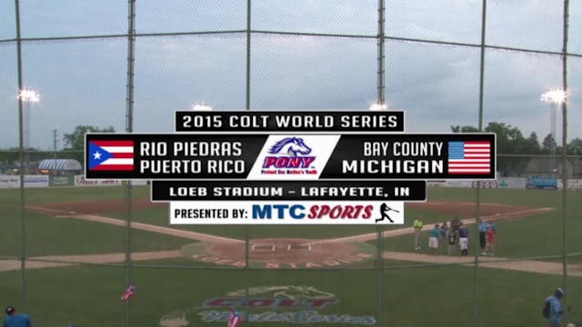 2015 Game 8 Puerto Rico vs Michigan