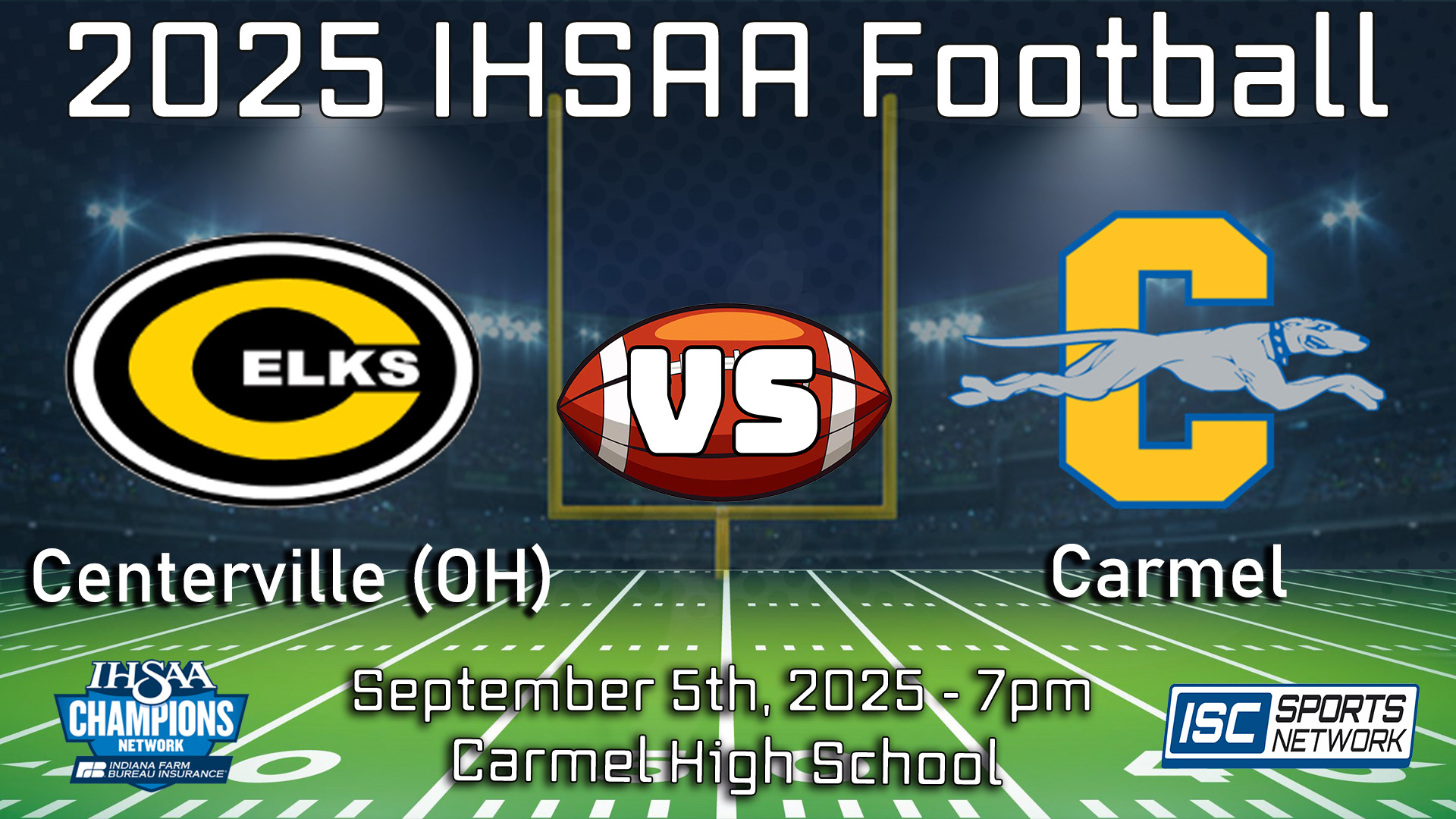 2025 FB Centerville(OH) at Carmel - 09/05