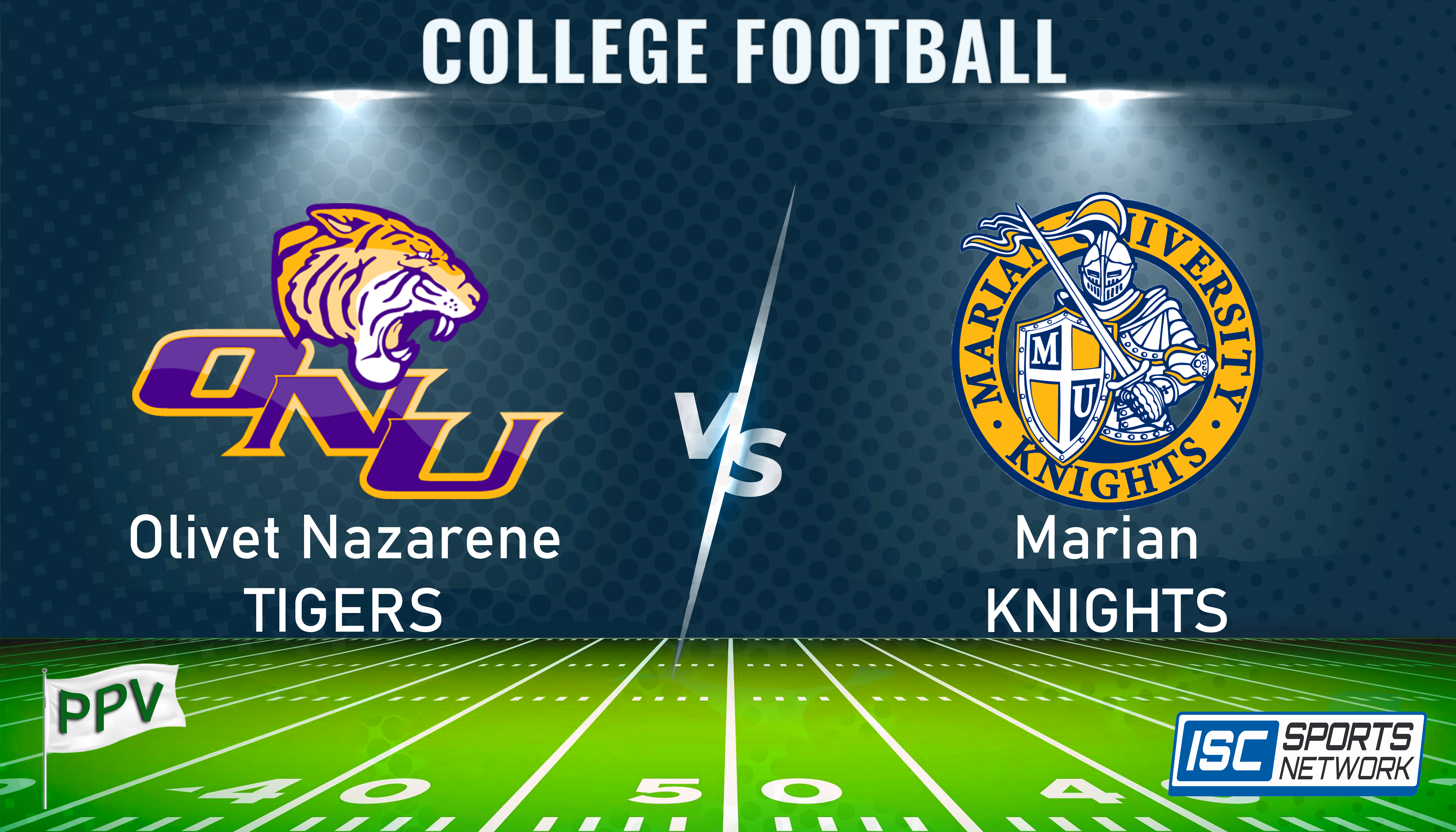 2023 CFB Olivet Nazarene at Marian 9/16 