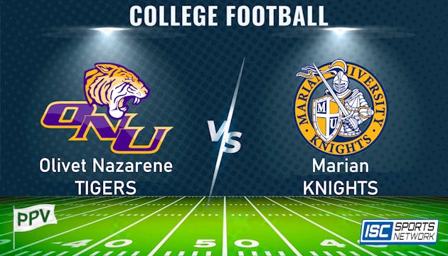 2023 CFB Olivet Nazarene at Marian 9/16