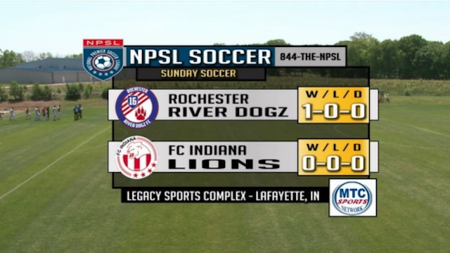 2016 NPSL MS Rochester vs FC Indiana
