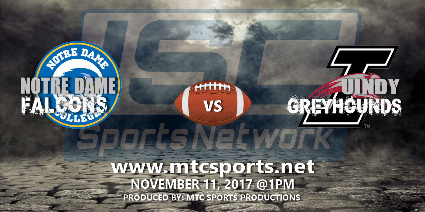 2017 CFB Notre Dame (OH) at UIndy 11/11