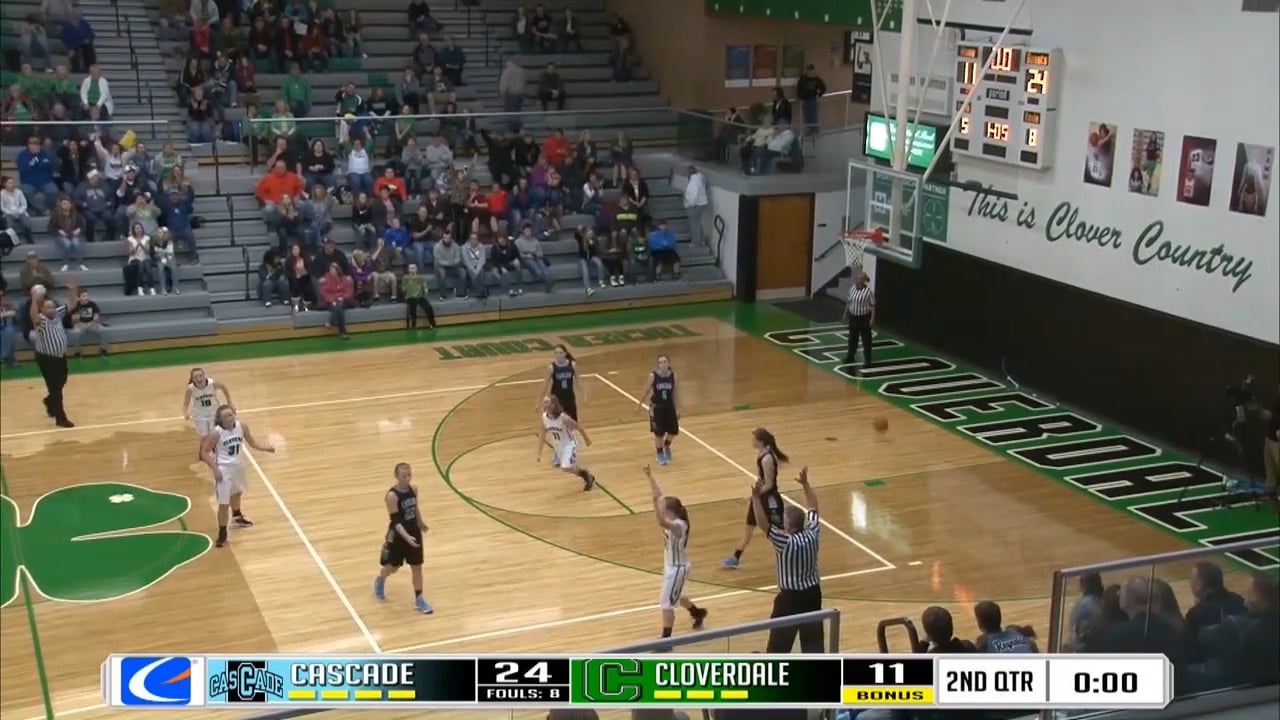 2016 Highlights GBB Cloverdale's Tori Combs Buzzer Beater