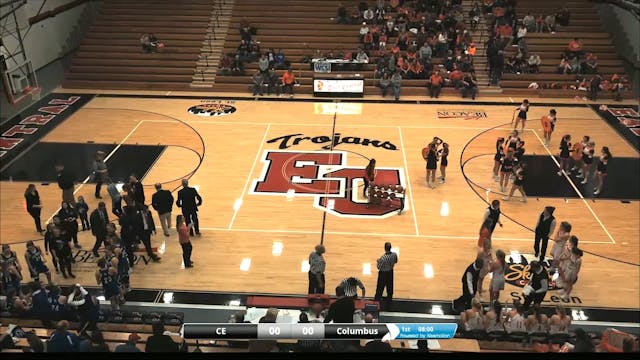 2018 IHSAA GBB Columbus East vs Colum...