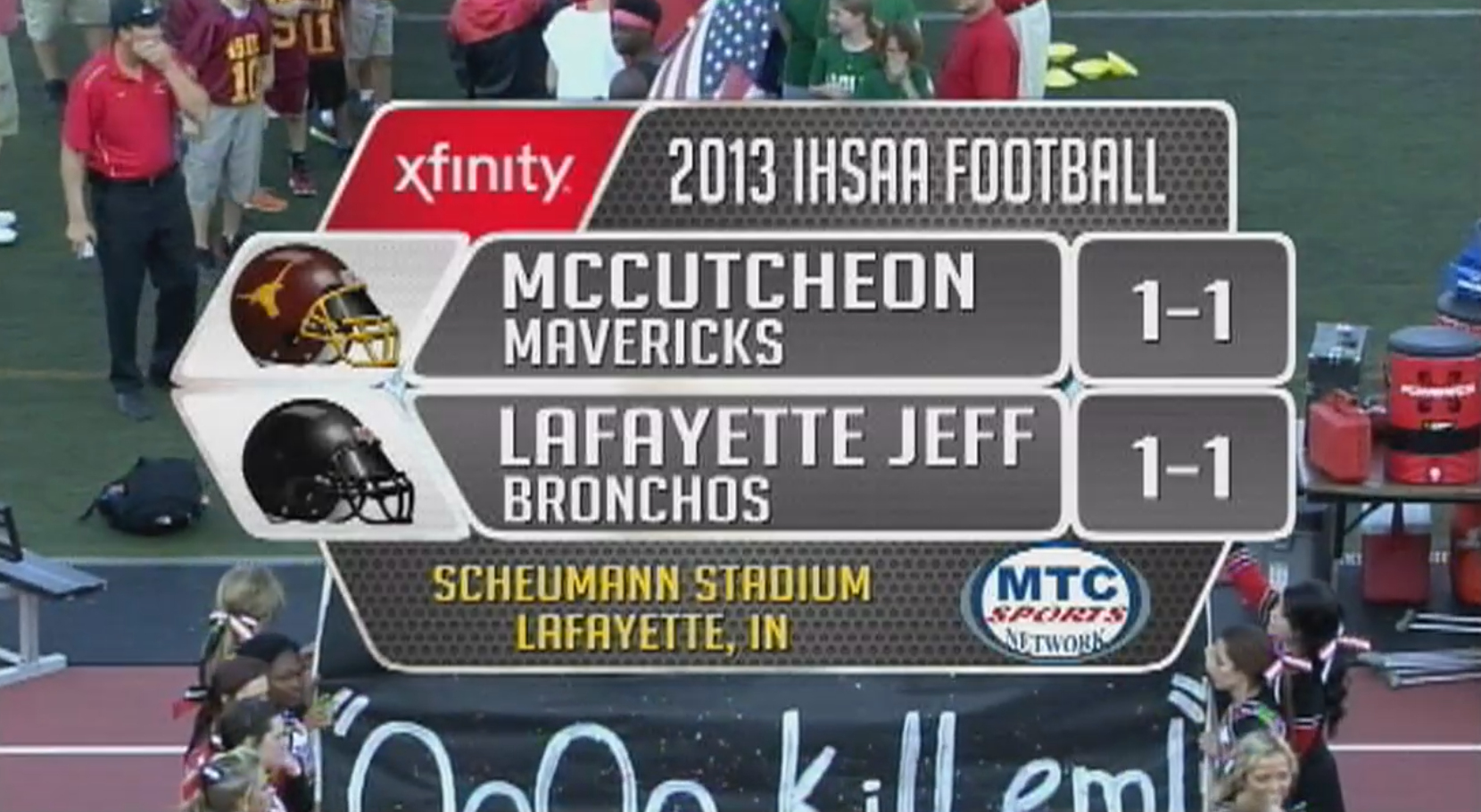 2013 FB McCutcheon at Lafayette Jeff