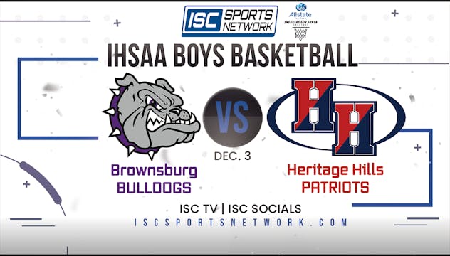 2022 SFS BBB Brownsburg vs Heritage H...