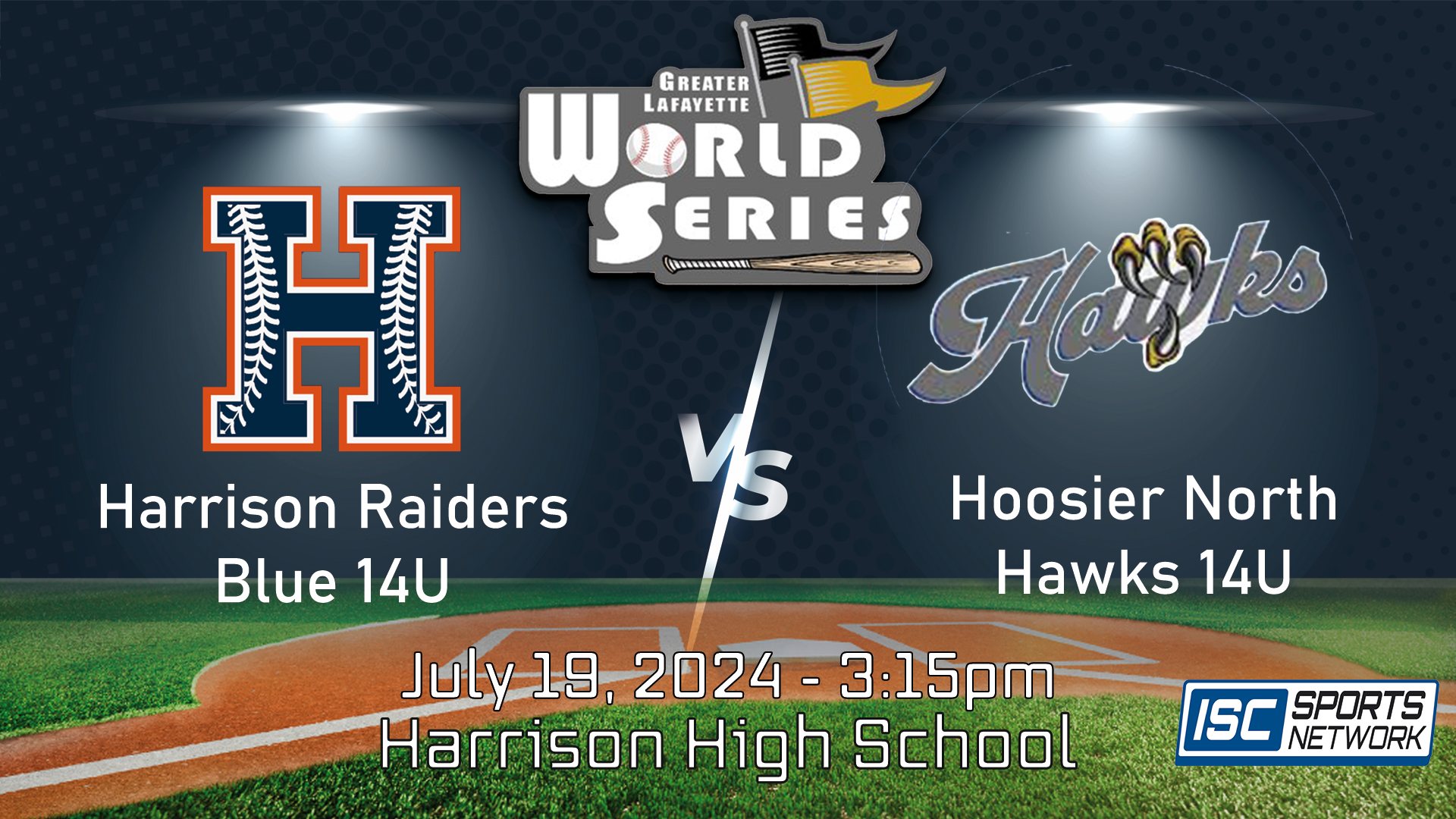 2024 GLWS BSB Harrison Raiders Blue 14U vs Hoosier North Hawks 14U 7/19