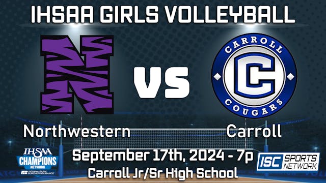 2024 GVB Northwestern at Carroll - 9/17