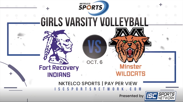 2022 GVB Fort Recovery at Minster 10/6