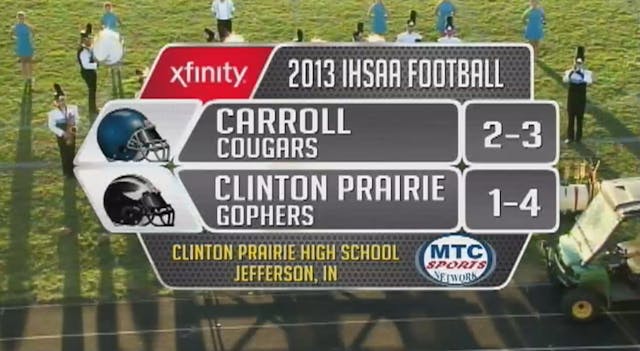 2013 FB Carroll at Clinton Prairie