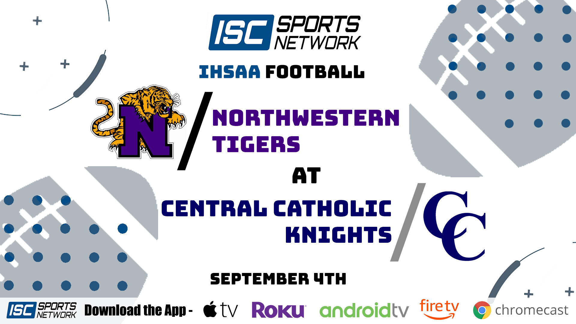 2020 FB Northwestern at Central Catholic