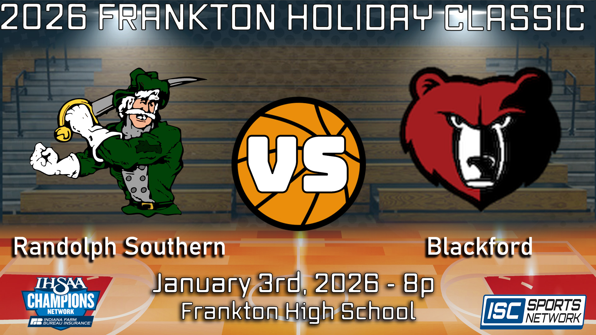 2026 Frankton Holiday Classic Randolph Southern vs. Blackford - 01/03