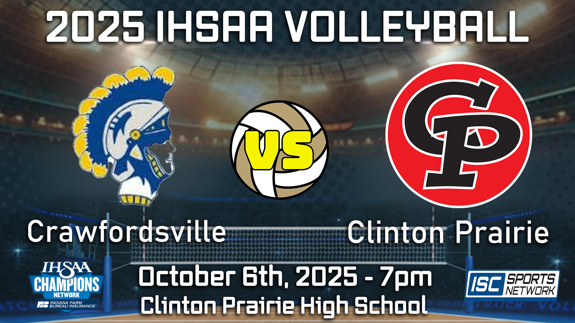 2025 GVB Crawfordsville at Clinton Prairie 10/06