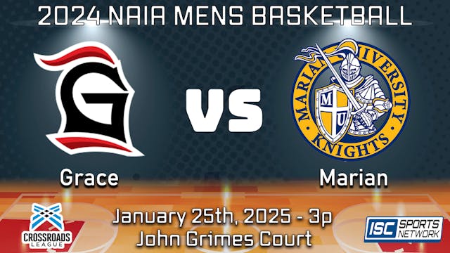 2025 MBB Grace at Marian - 01/25