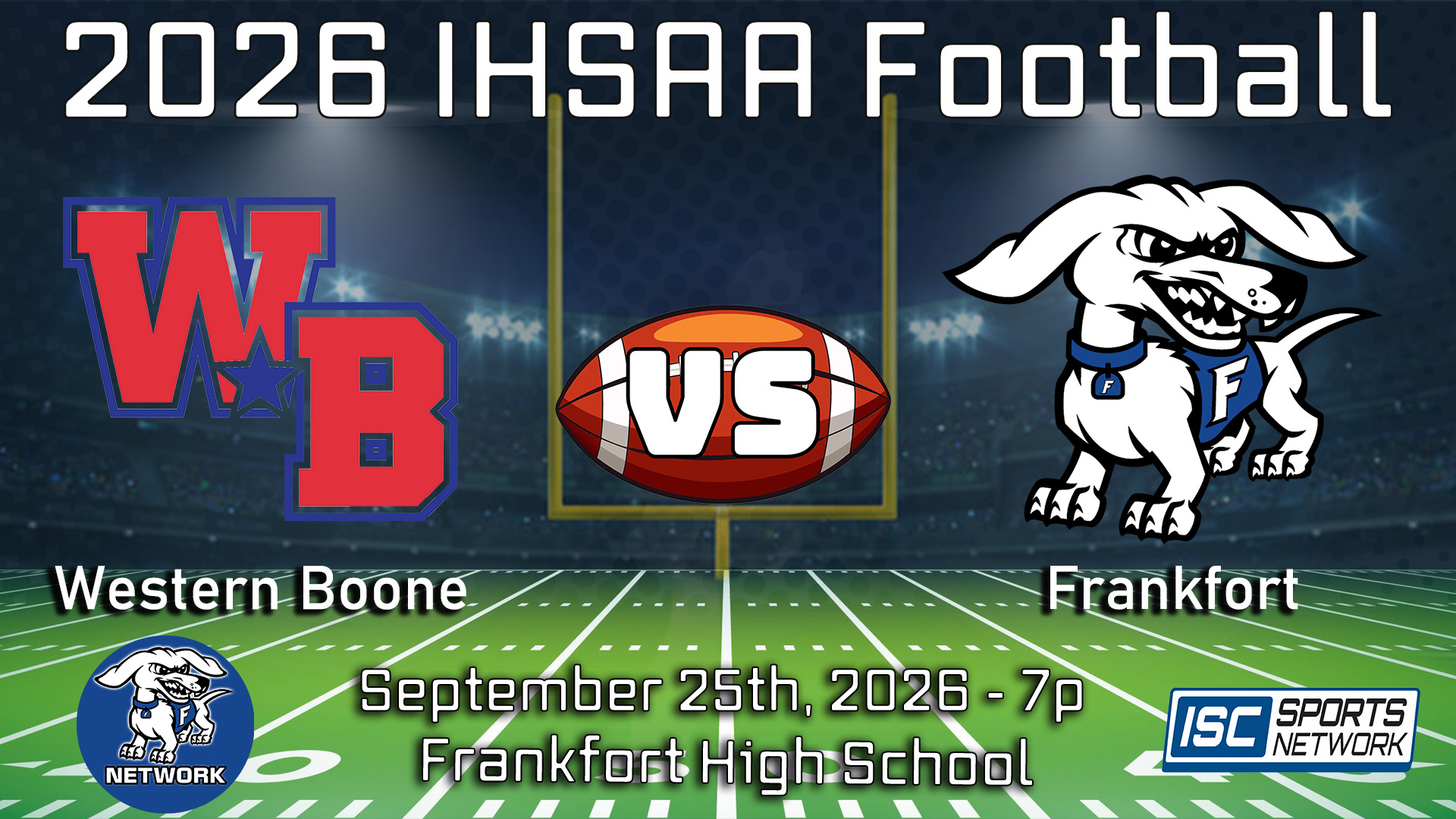 2026 FB Western Boone at Frankfort - 09/25