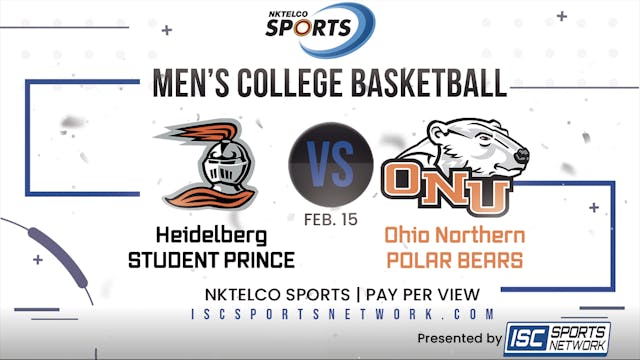 2023 MBB Heidelberg at Ohio Northern ...