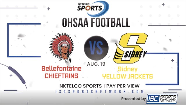 2022 FB Bellefontaine at Sidney 8/19