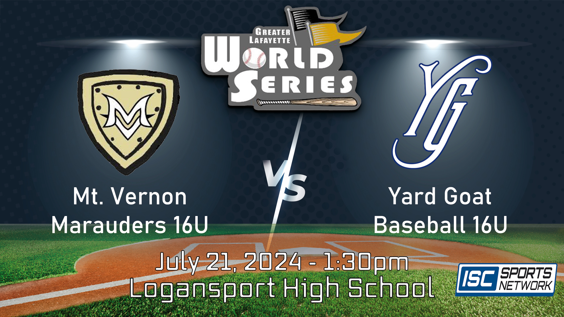 2024 GLWS BSB Mt. Vernon Marauders 16U vs Yard Goat Baseball 16U 7/21