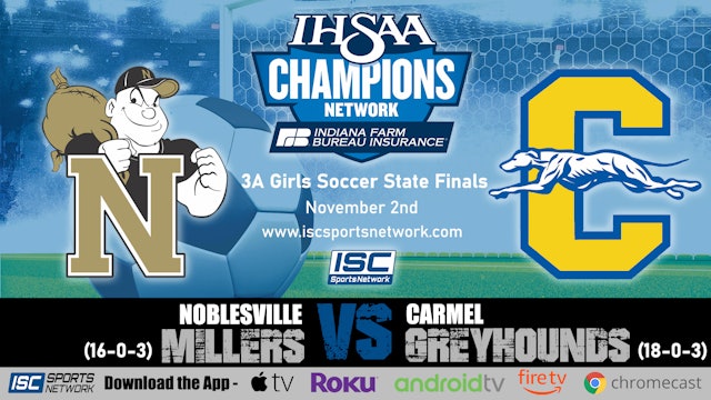 2019 IHSAA GS Noblesville vs Carmel 11/2