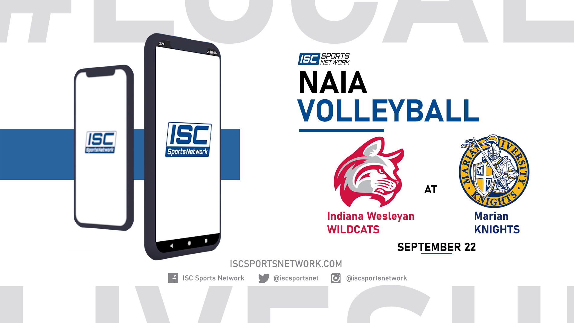 2021 WVB Indiana Wesleyan at Marian 9/22