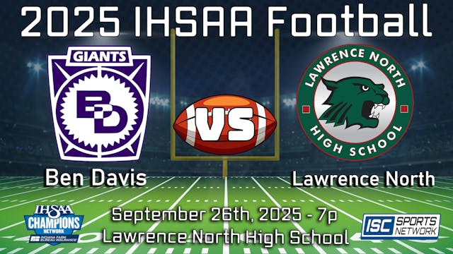 2025 FB Ben Davis at Lawrence North 0926