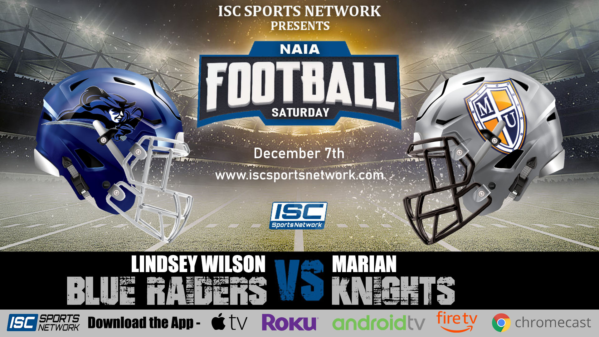 2019 NAIA CFB Lindsey Wilson at Marian